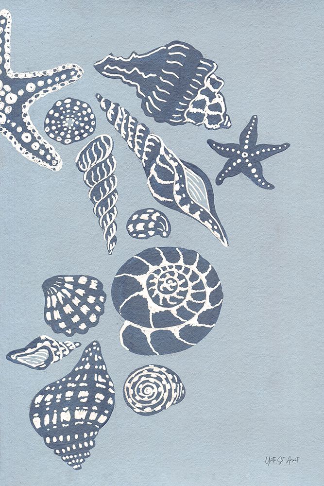Coastal Shells II art print by Yvette St. Amant for $57.95 CAD