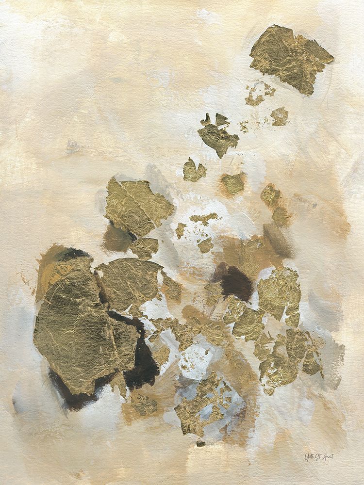 Gold Leaf Abstract art print by Yvette St. Amant for $57.95 CAD