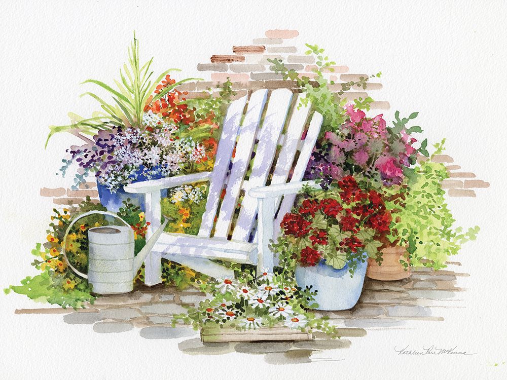 Sit a Spell art print by Kathleen Parr McKenna for $57.95 CAD