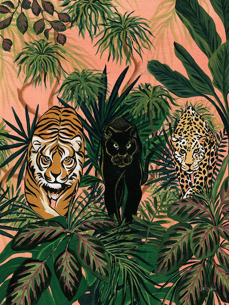 Boho Jungle Prowlers art print by Yvette St. Amant for $57.95 CAD