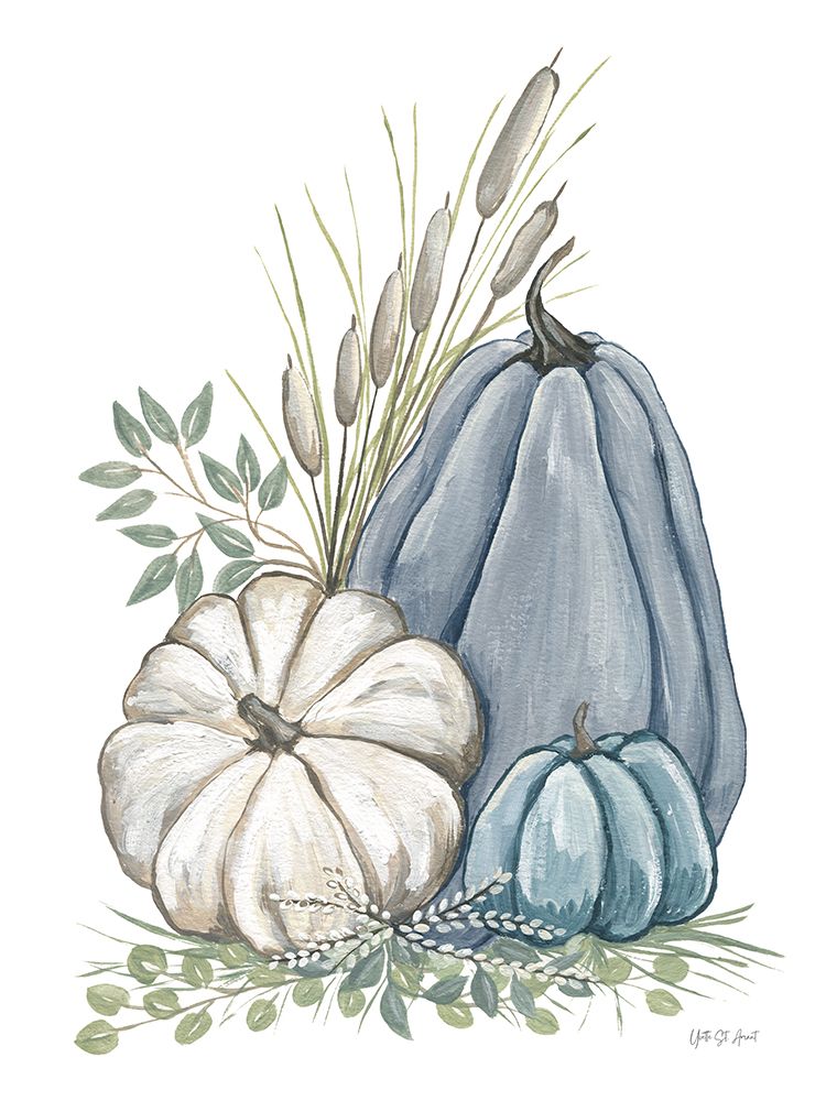 Blue Harvest II art print by Yvette St. Amant for $57.95 CAD