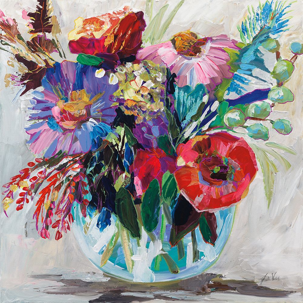 Garden Fiesta art print by Jeanette Vertentes for $57.95 CAD