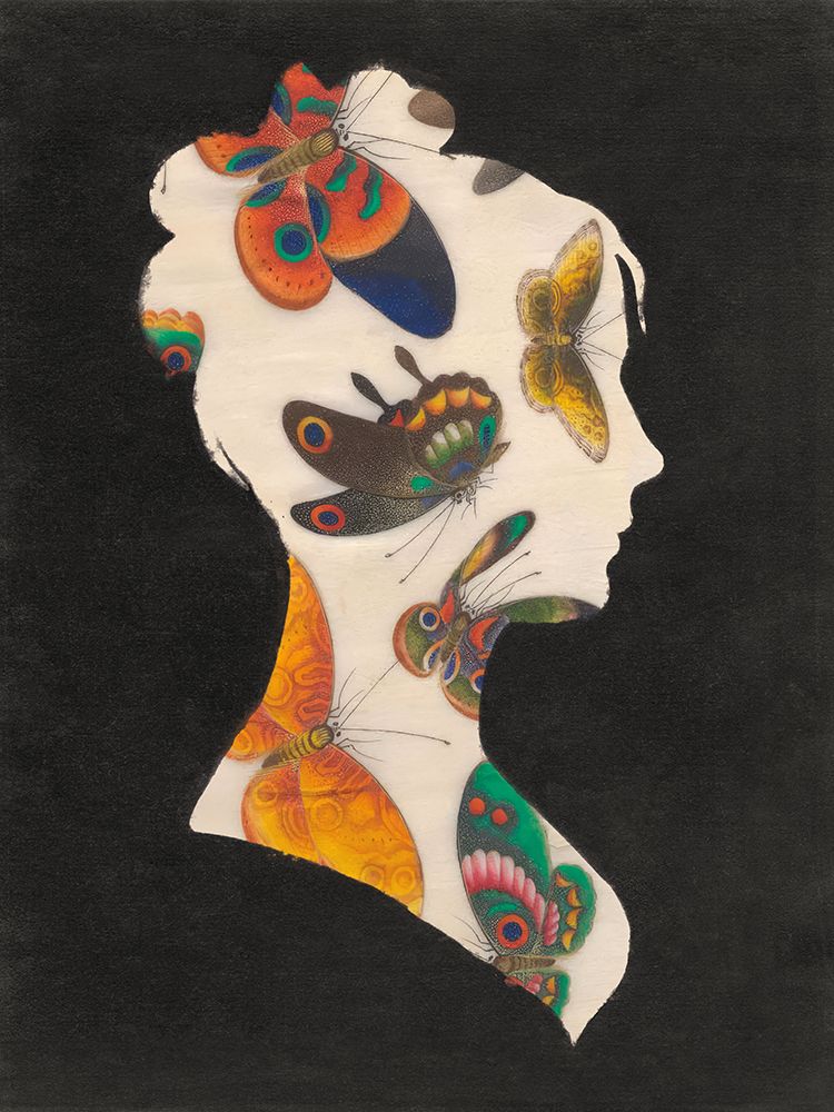 Butterfly Silhouette I art print by Wild Apple Portfolio for $57.95 CAD
