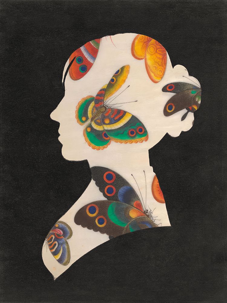 Butterfly Silhouette II art print by Wild Apple Portfolio for $57.95 CAD