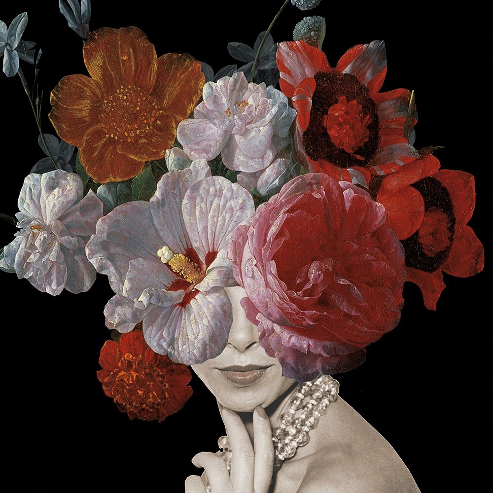 Garden Party II Black Crop art print by Wild Apple Portfolio for $57.95 CAD