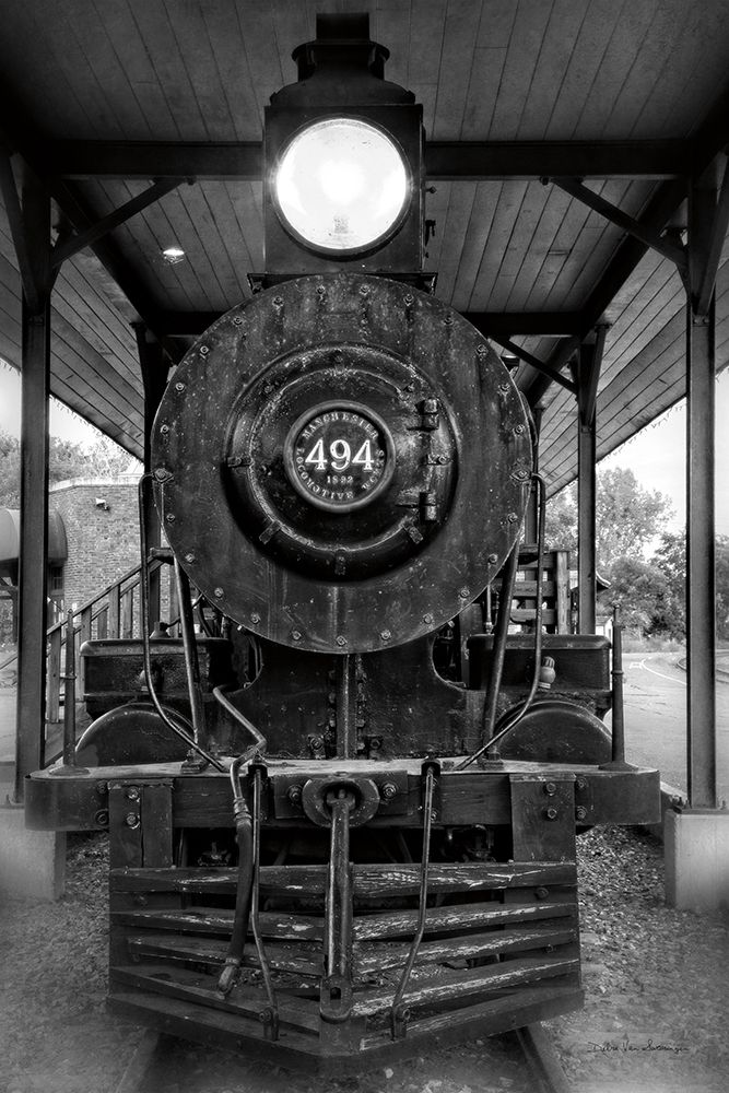 Vintage Train I BW art print by Debra Van Swearingen for $57.95 CAD