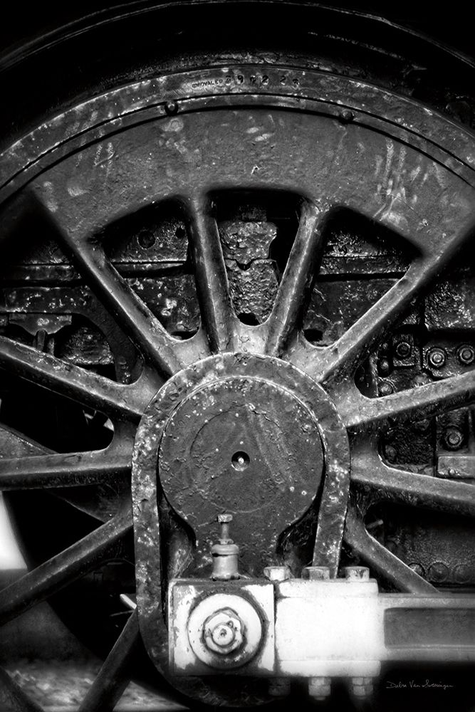 Vintage Train II BW art print by Debra Van Swearingen for $57.95 CAD