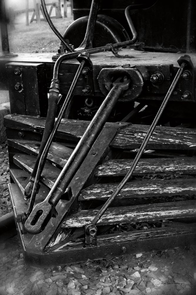 Vintage Train III BW art print by Debra Van Swearingen for $57.95 CAD