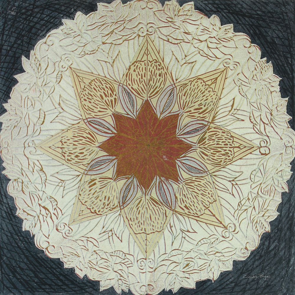 Starshine Mandala I art print by Candra Boggs for $57.95 CAD