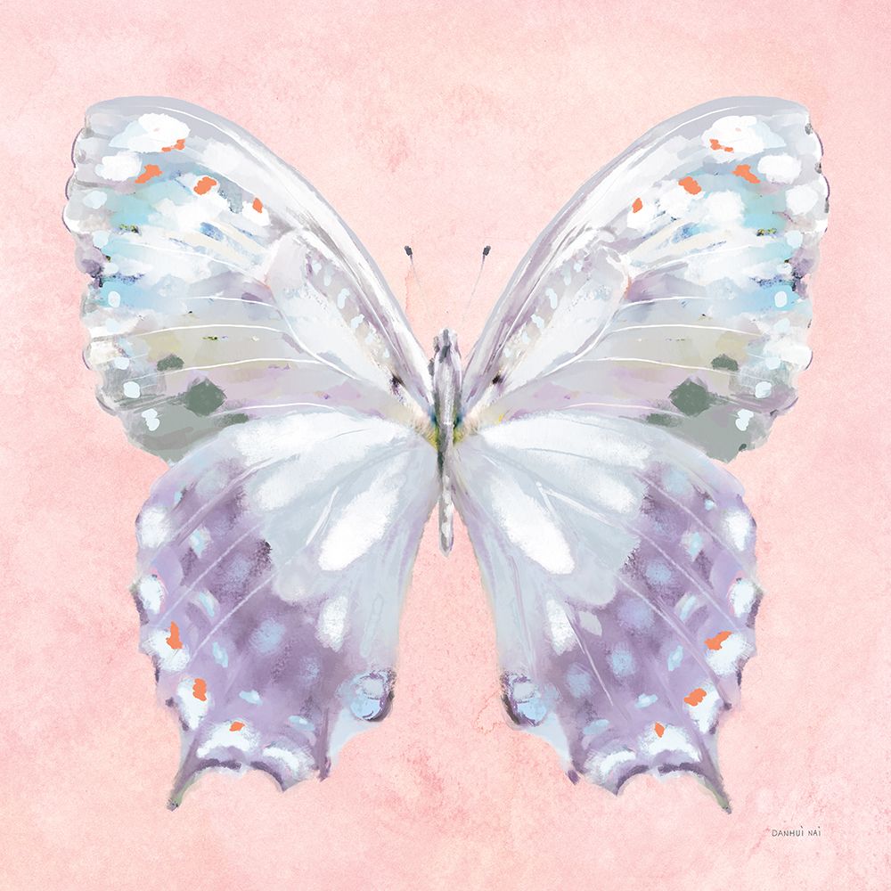 Aflutter III Watercolor art print by Danhui Nai for $57.95 CAD