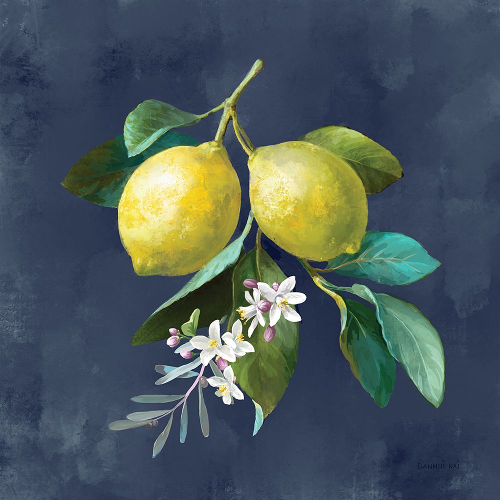 Lemon Branches I art print by Danhui Nai for $57.95 CAD