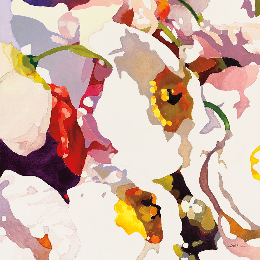 Poppy Patterns I art print by Shirley Novak for $57.95 CAD