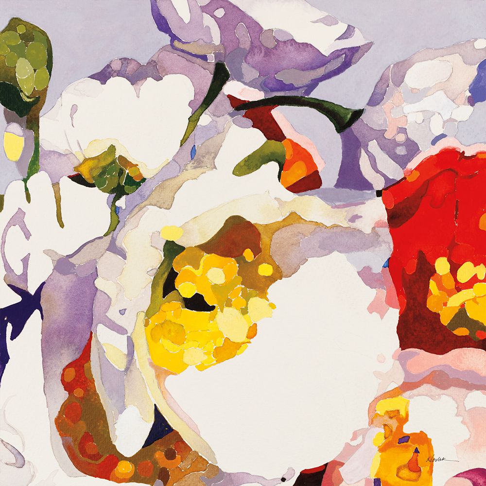 Poppy Patterns II art print by Shirley Novak for $57.95 CAD