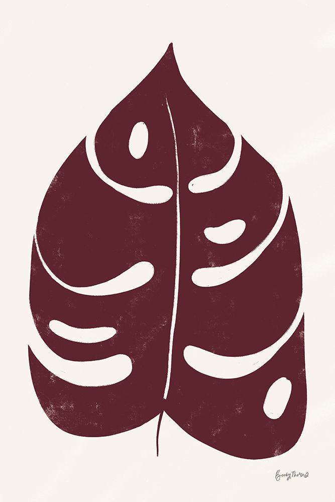 Simple Botanical II Plain art print by Becky Thorns for $57.95 CAD