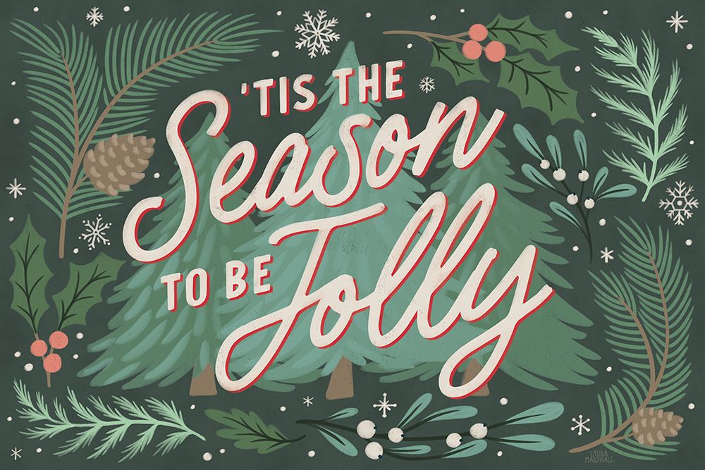 Cozy Christmas I art print by Laura Marshall for $57.95 CAD