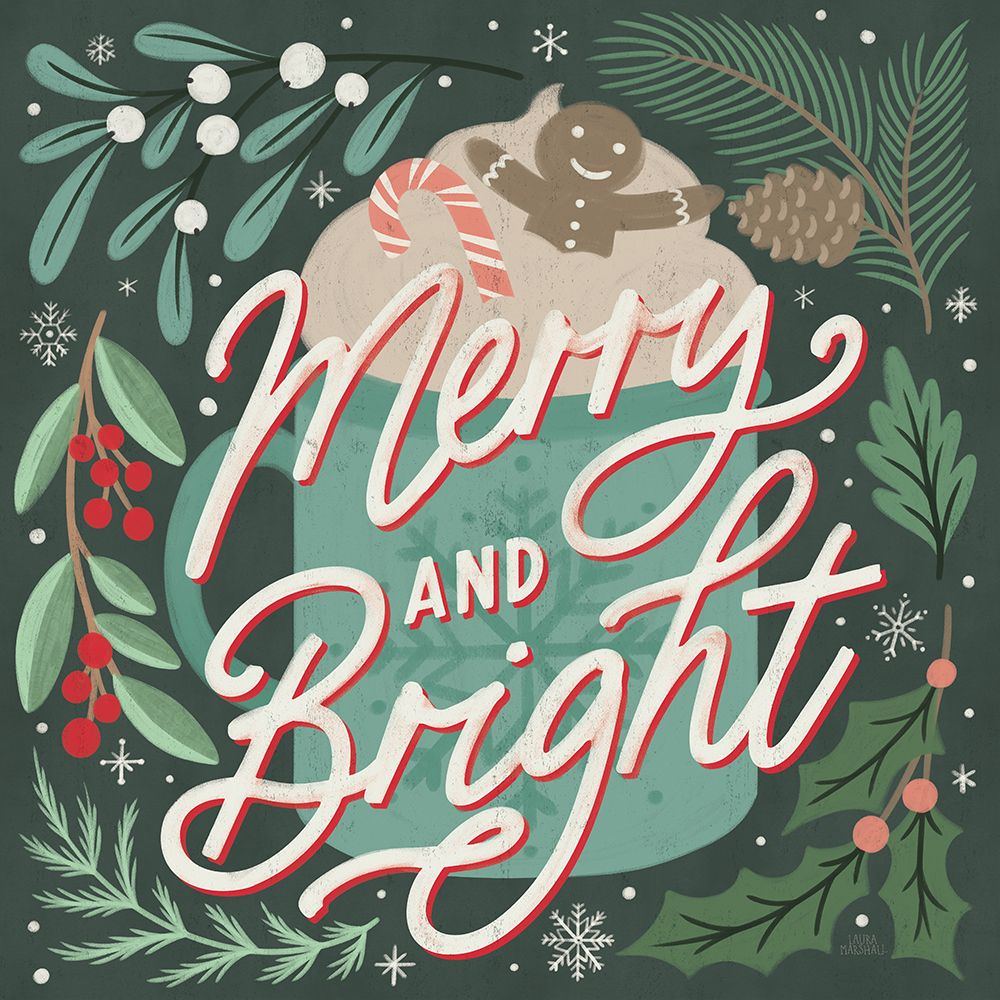 Cozy Christmas V art print by Laura Marshall for $57.95 CAD