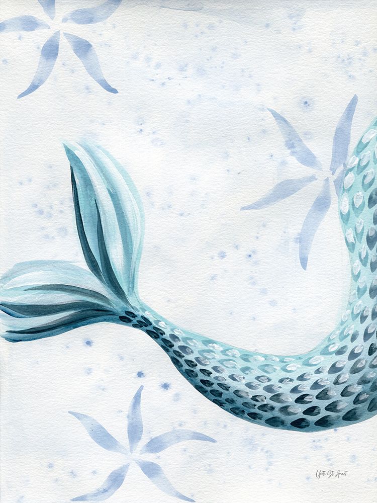 Mermaid Tail II art print by Yvette St. Amant for $57.95 CAD