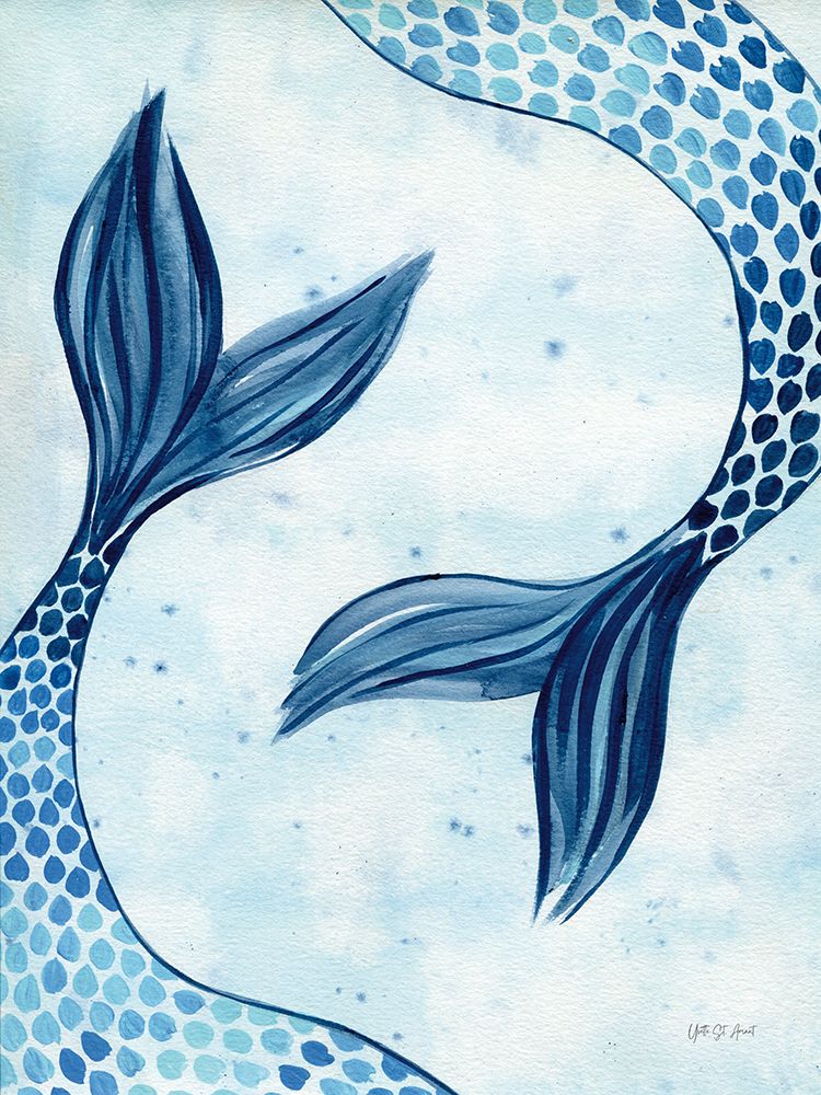 Mermaid Tail III art print by Yvette St. Amant for $57.95 CAD