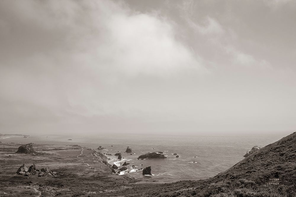 When Sea Becomes Sky BW art print by Nathan Larson for $57.95 CAD