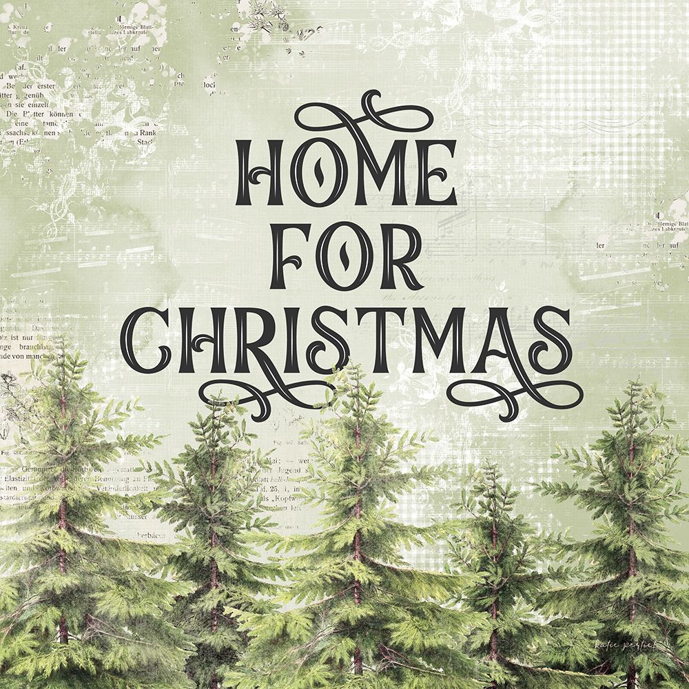 Christmas Lodge III art print by Katie Pertiet for $57.95 CAD