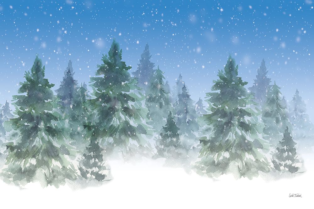 Winter Trees art print by Leslie Trimbach for $57.95 CAD