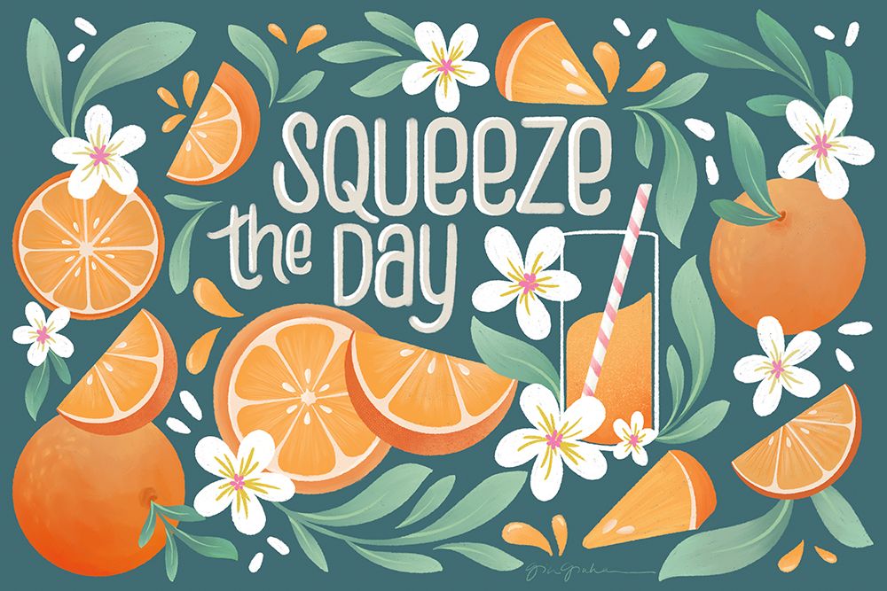 Orange Zest I art print by Gia Graham for $57.95 CAD