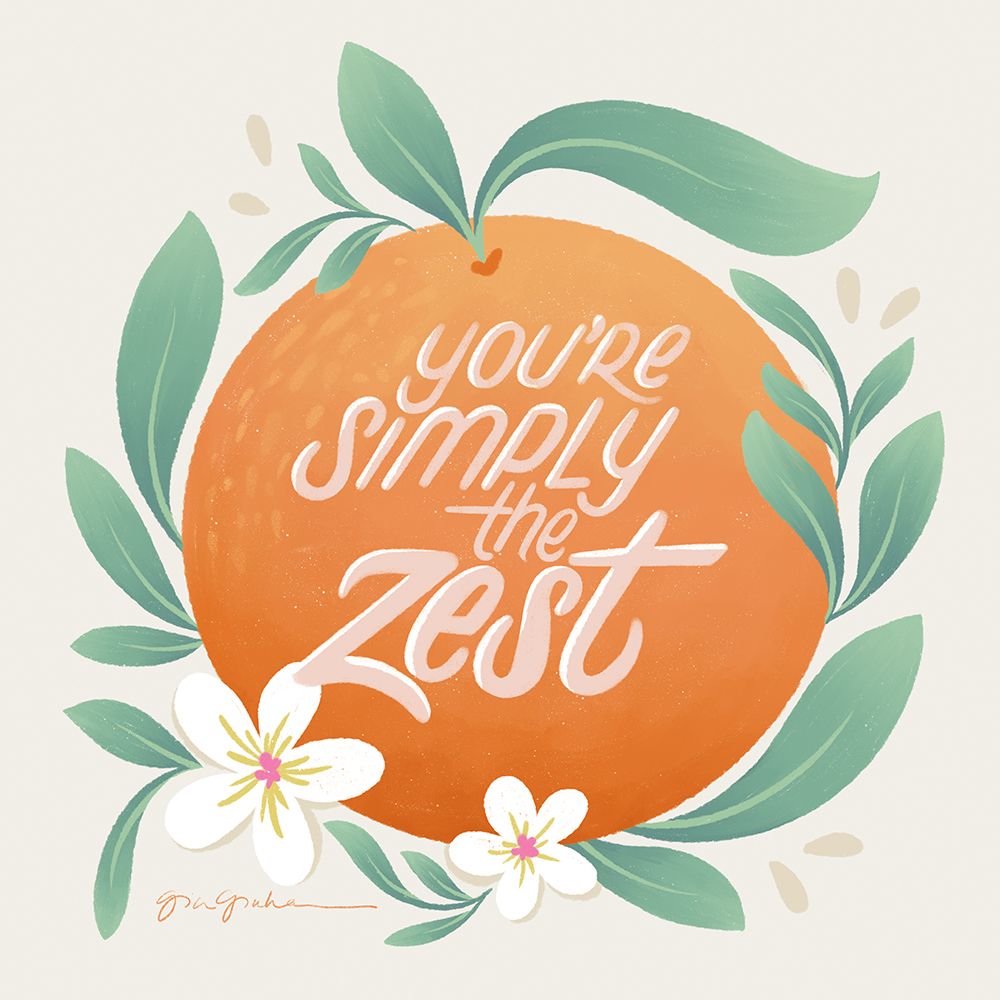 Orange Zest V art print by Gia Graham for $57.95 CAD