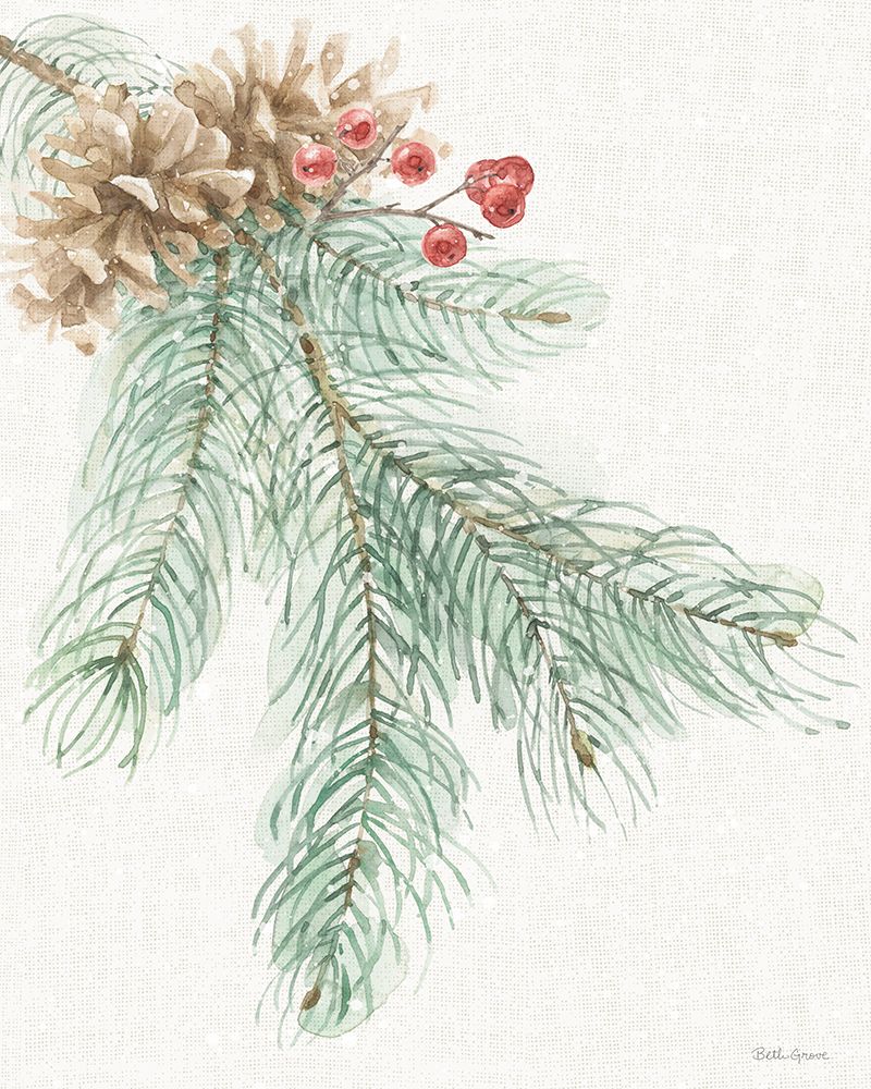 Wooded Winter VIII art print by Beth Grove for $57.95 CAD