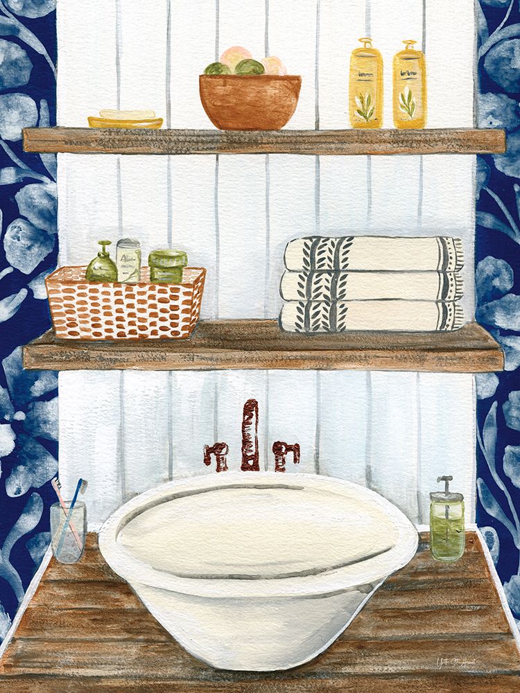 Bold Bathroom II art print by Yvette St. Amant for $57.95 CAD