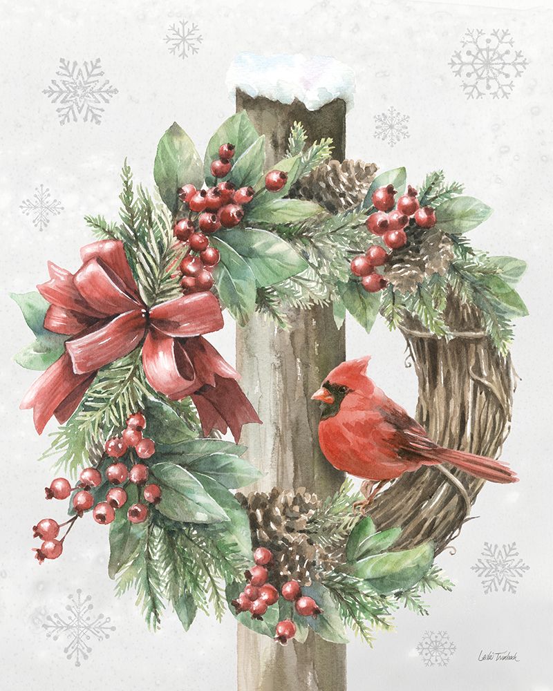 Feathered Festivities IV art print by Leslie Trimbach for $57.95 CAD