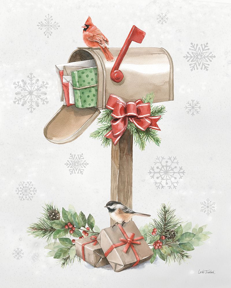 Feathered Festivities VII art print by Leslie Trimbach for $57.95 CAD