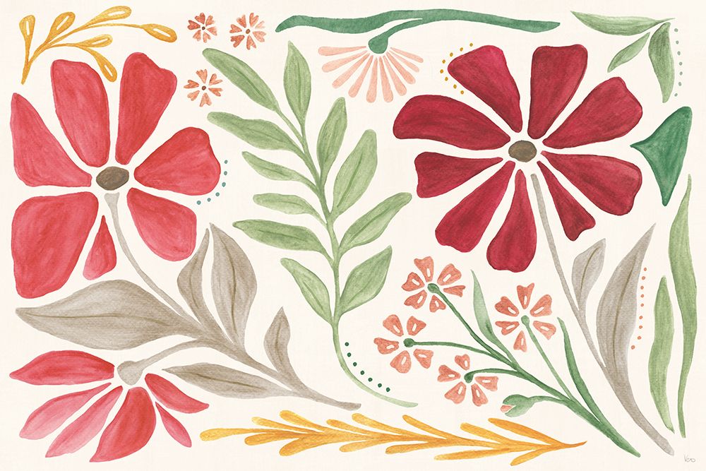 Modern Petals I art print by Veronique Charron for $57.95 CAD