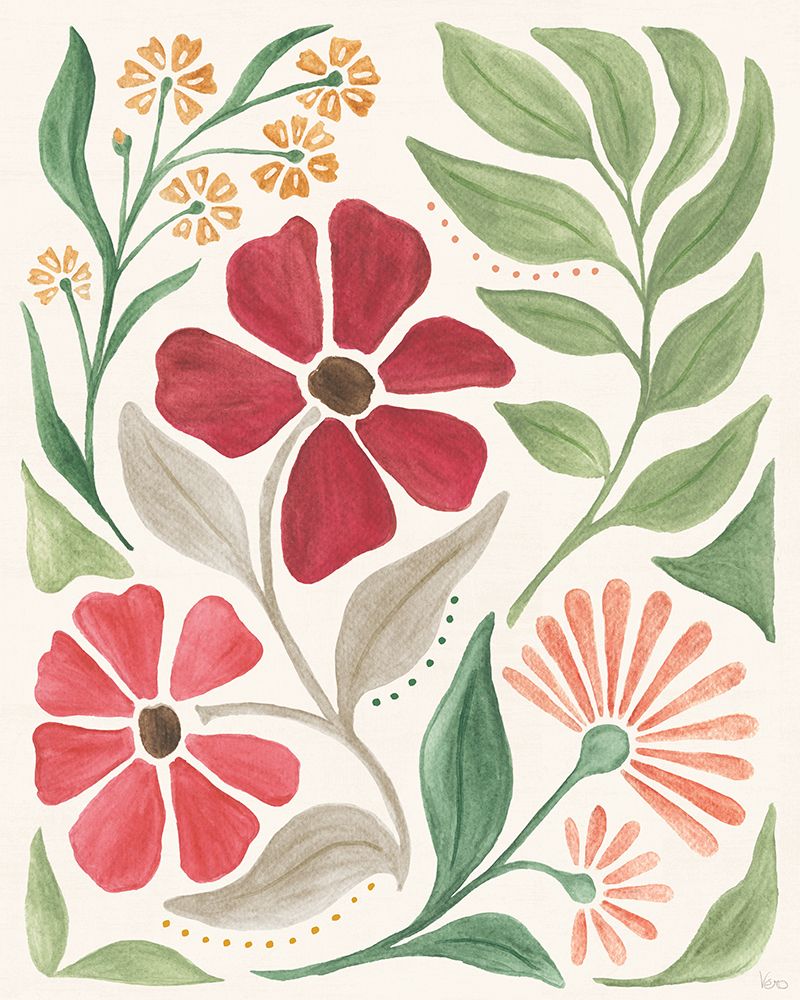 Modern Petals III art print by Veronique Charron for $57.95 CAD