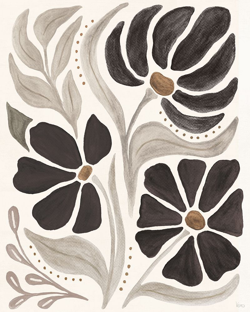 Modern Petals II Neutral art print by Veronique Charron for $57.95 CAD