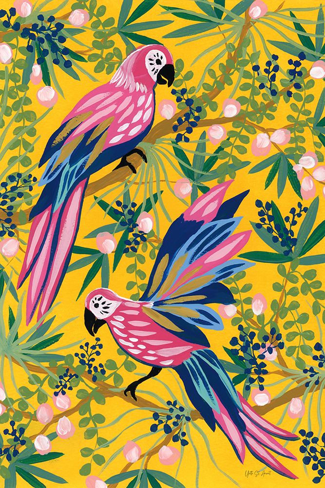 Maximalist Parrots art print by Yvette St. Amant for $57.95 CAD