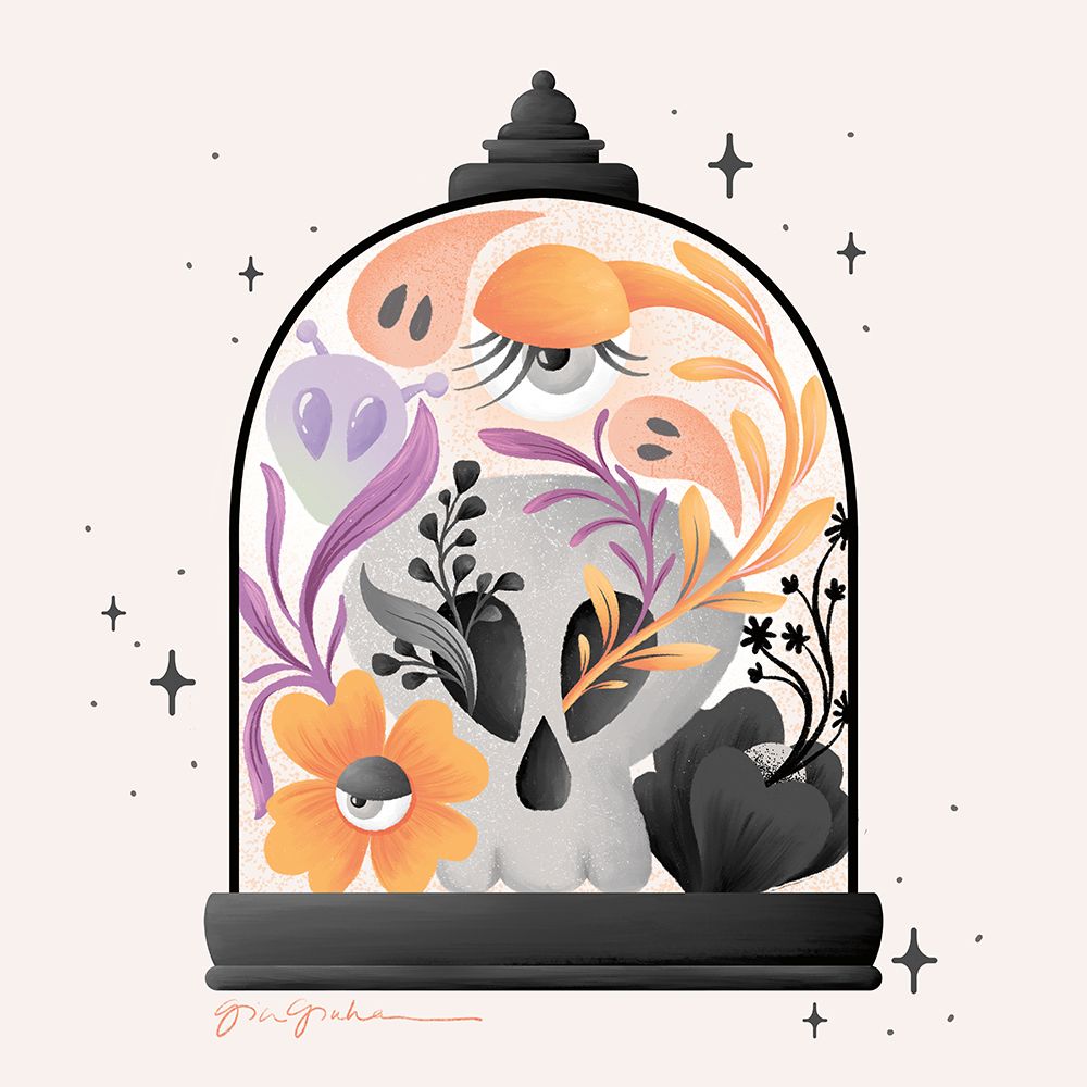 Halloween Spirit IV art print by Gia Graham for $57.95 CAD