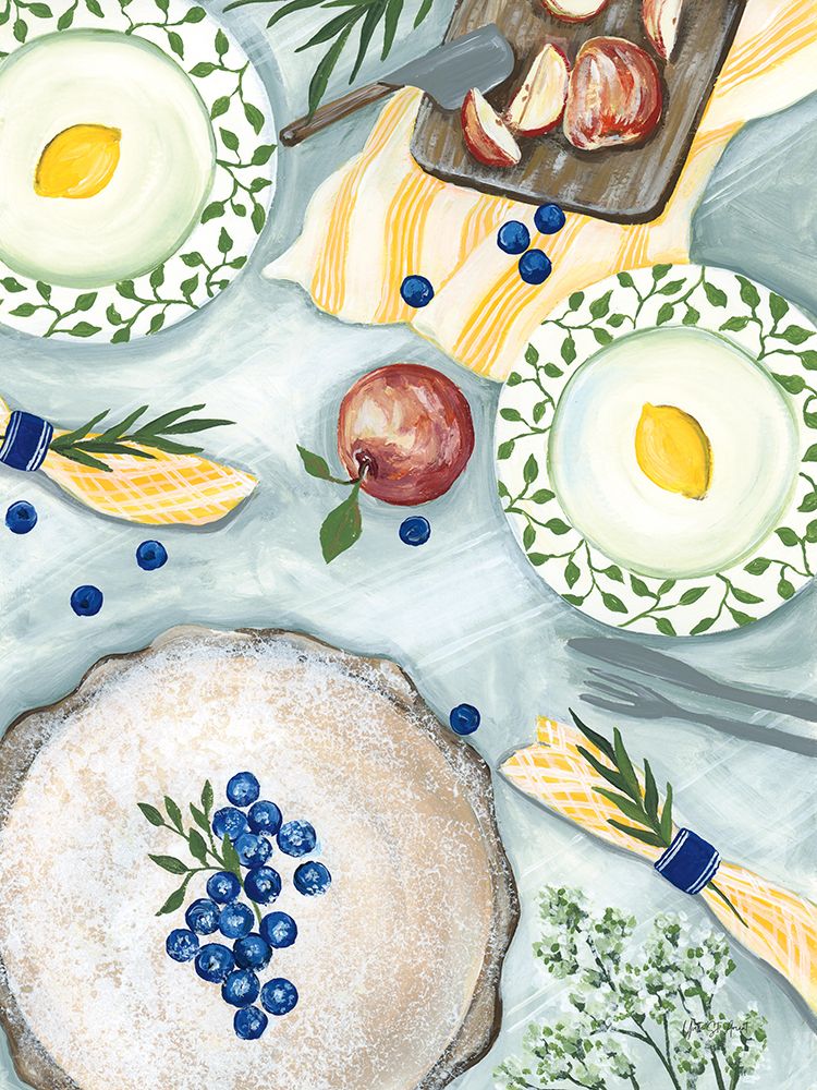 Summer Picnic II art print by Yvette St. Amant for $57.95 CAD