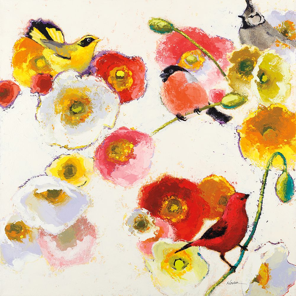 Four Birds a Blending art print by Shirley Novak for $57.95 CAD