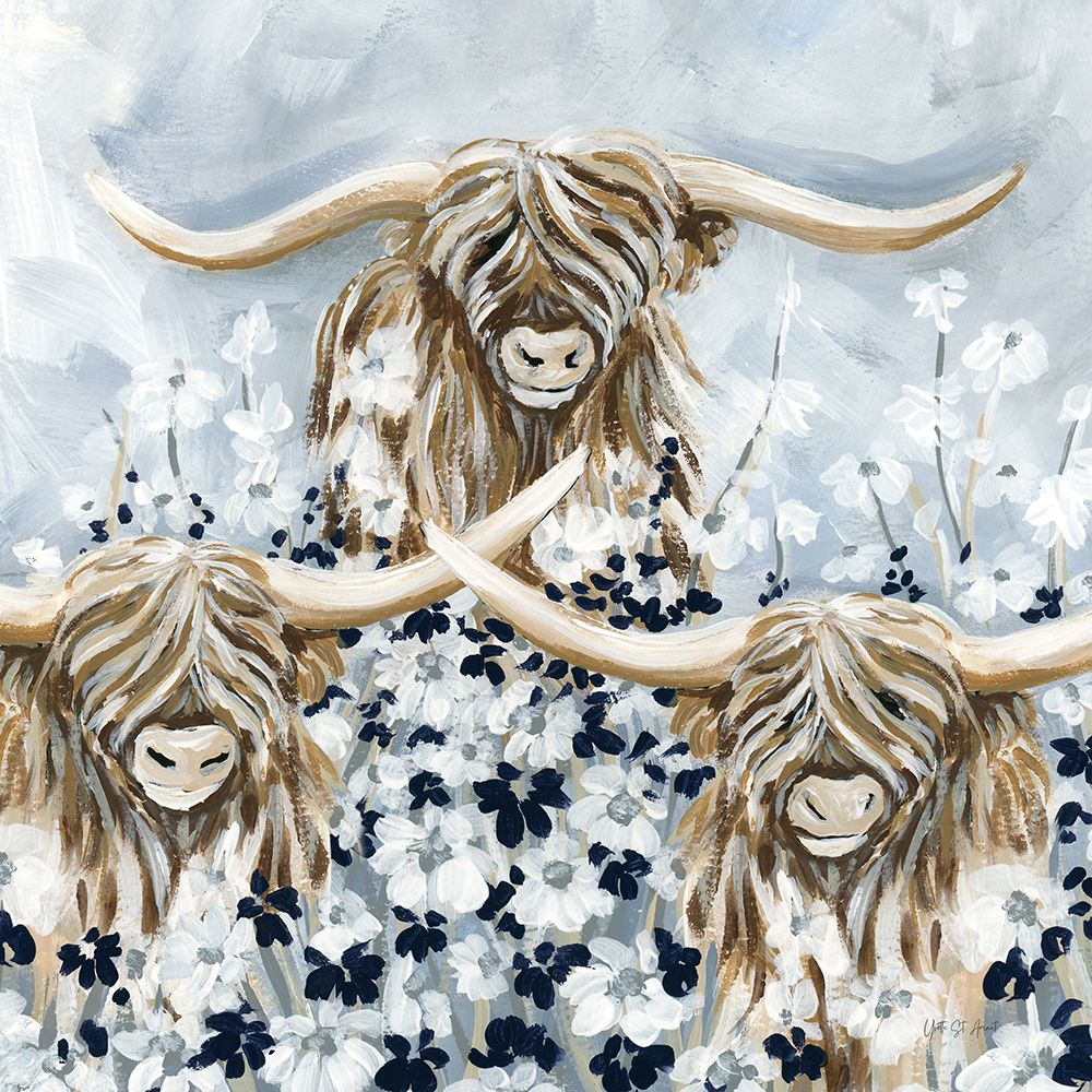 Highlands in the Meadow art print by Yvette St. Amant for $57.95 CAD