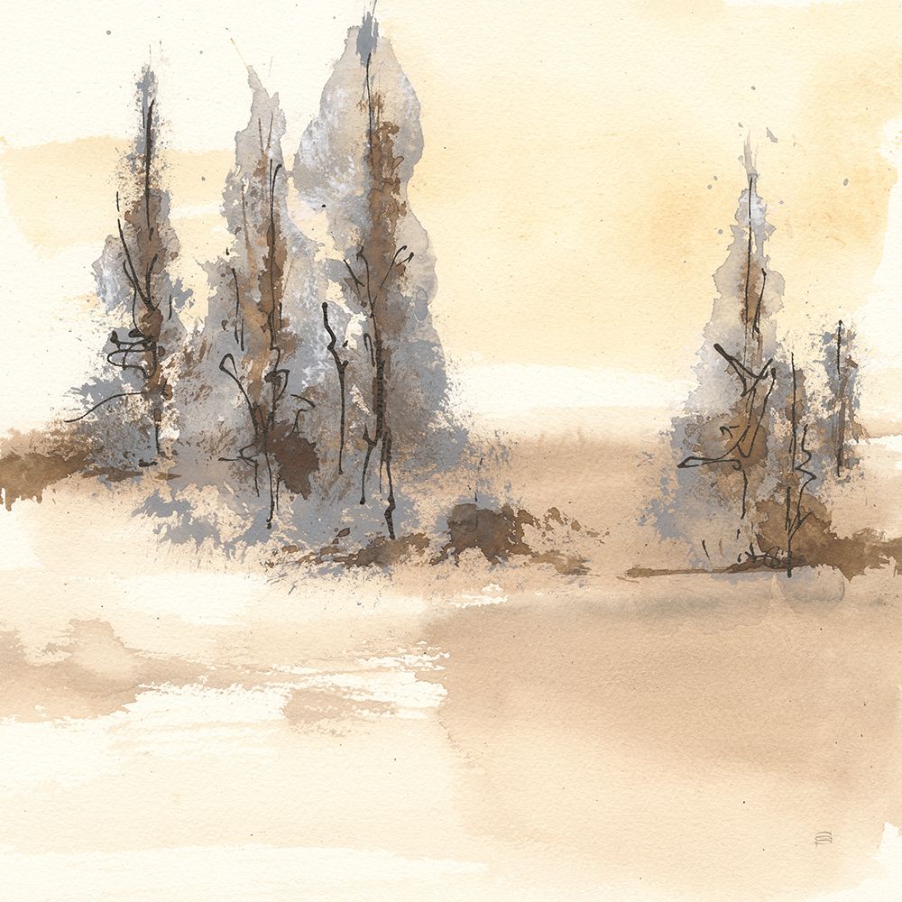 Neutral Treescape I art print by Chris Paschke for $57.95 CAD