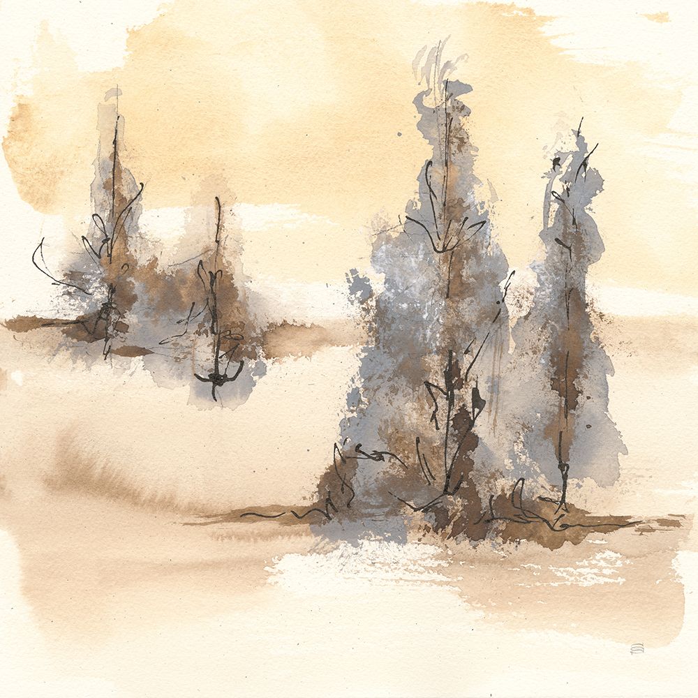 Neutral Treescape II art print by Chris Paschke for $57.95 CAD
