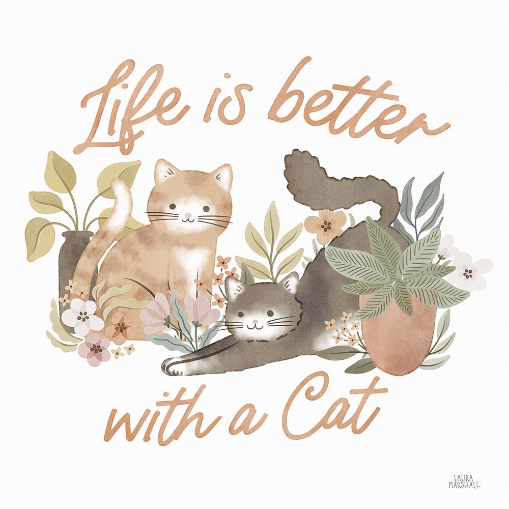 Garden Friends III art print by Laura Marshall for $57.95 CAD