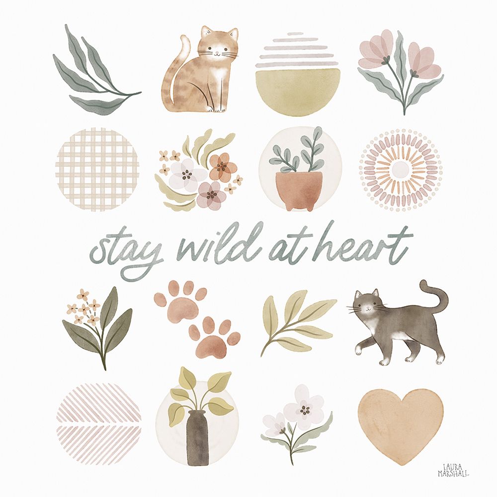 Garden Friends VII art print by Laura Marshall for $57.95 CAD
