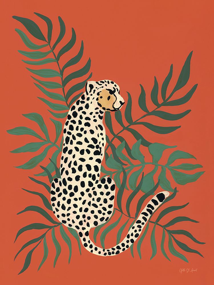 Sitting Cheetah art print by Yvette St. Amant for $57.95 CAD