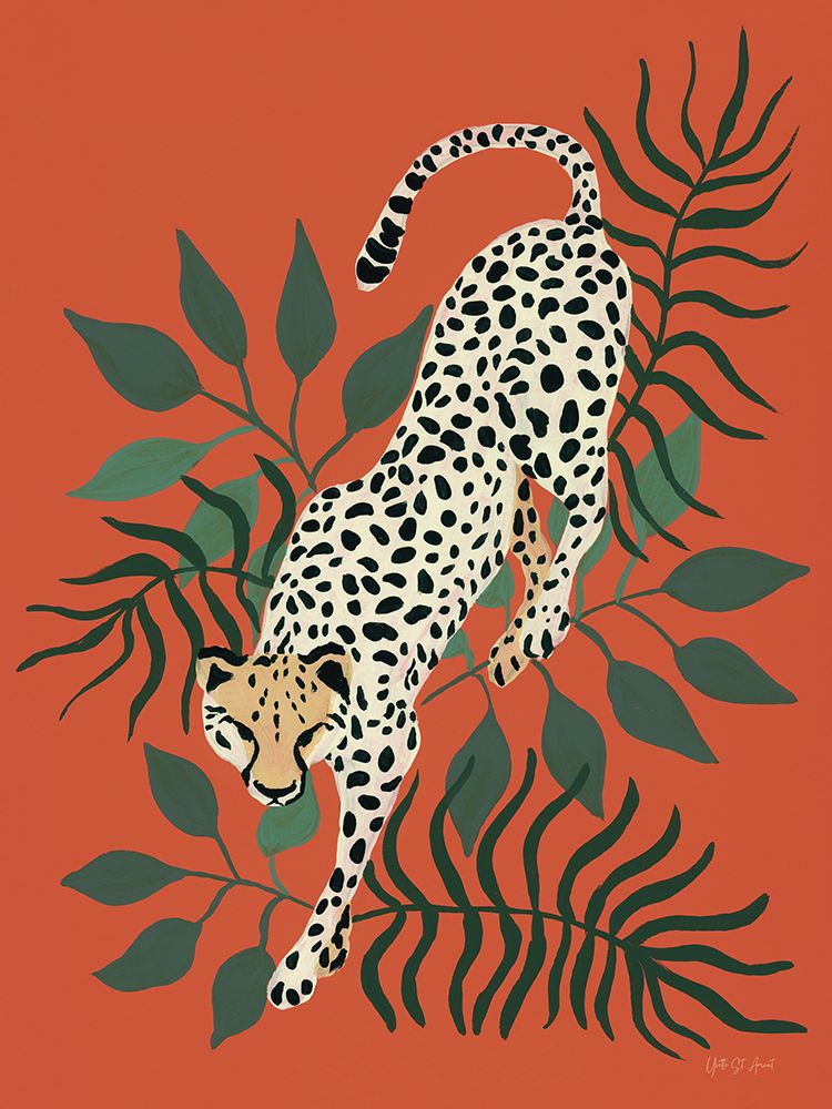 Prowling Cheetah art print by Yvette St. Amant for $57.95 CAD