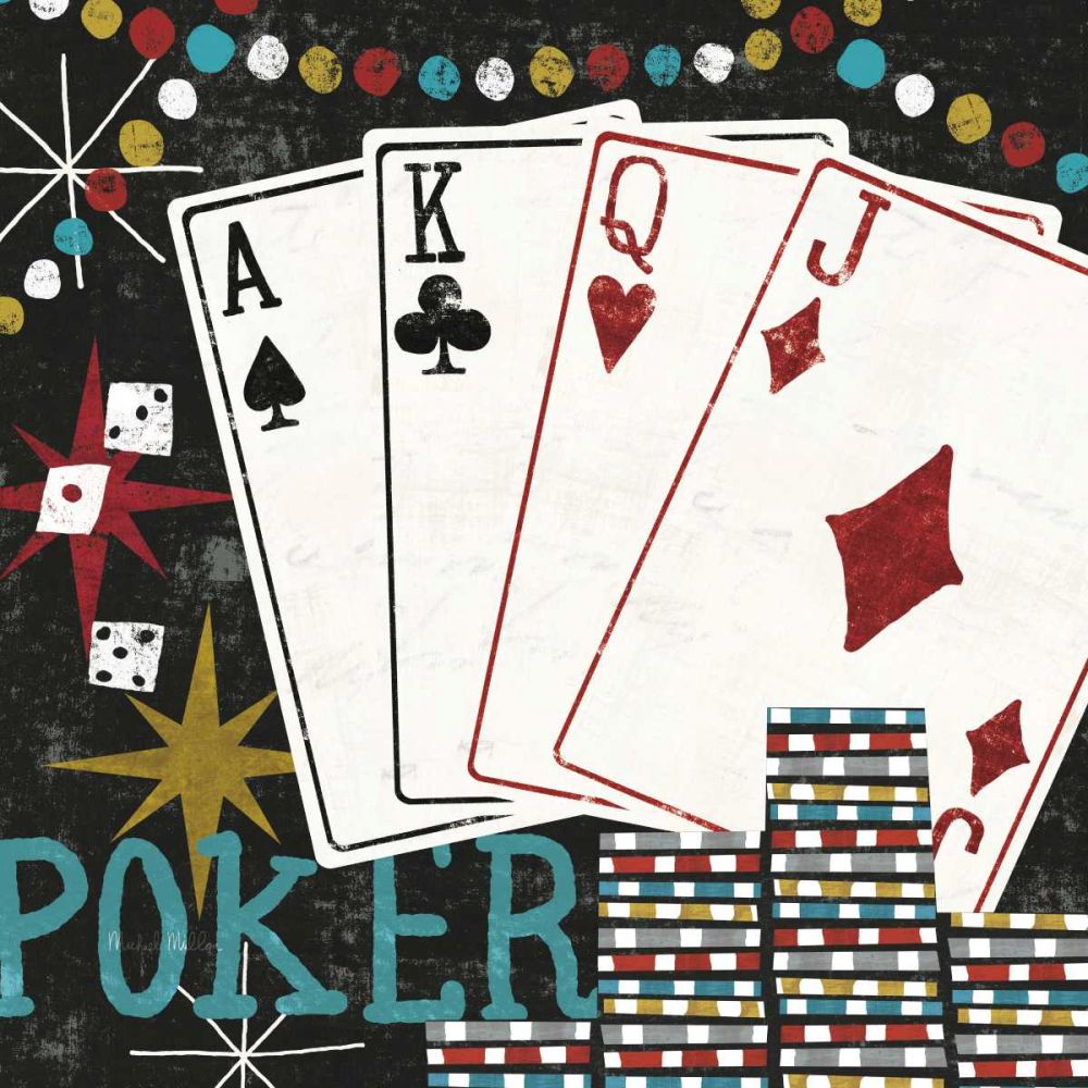 Vegas - Cards art print by Michael Mullan for $57.95 CAD