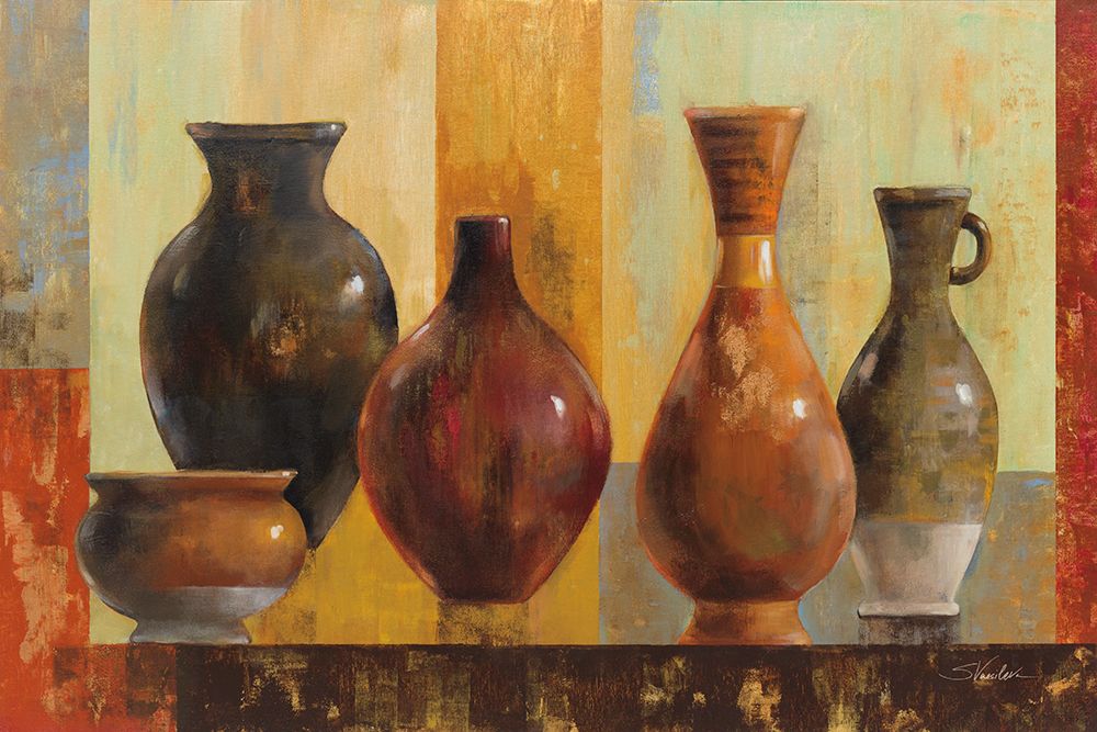 Glazed Pots art print by Silvia Vassileva for $57.95 CAD