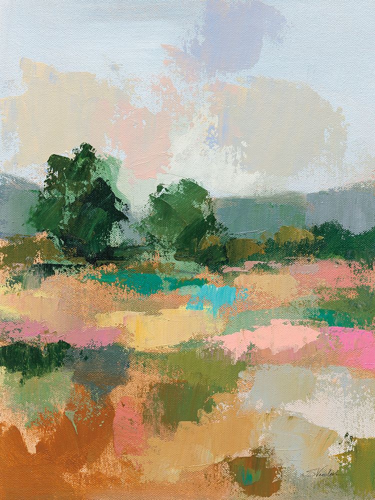 Spring Landscape I art print by Silvia Vassileva for $57.95 CAD