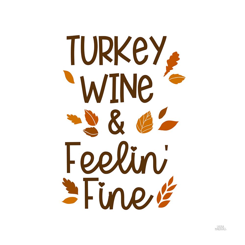 Thanksgiving Typography III art print by Laura Marshall for $57.95 CAD