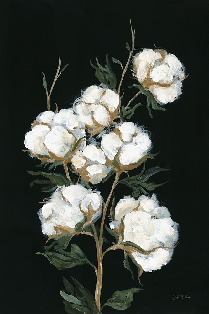 Vintage Stems of Cotton art print by Yvette St. Amant for $57.95 CAD